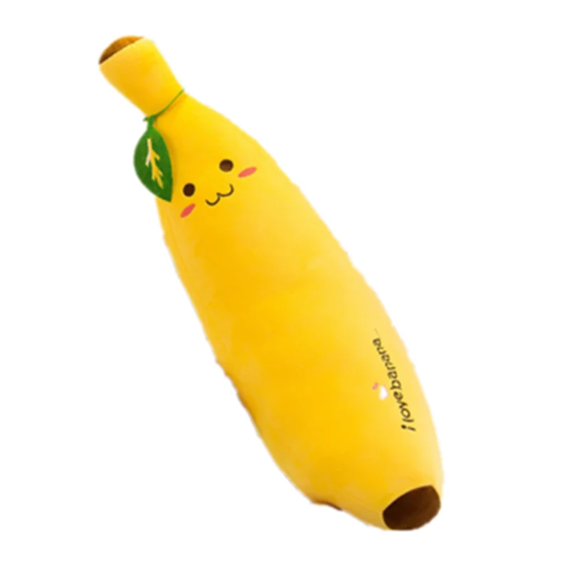 Плюшевые игрушки Подушка банан длинная подушка Спящая кукла плюшевая милая