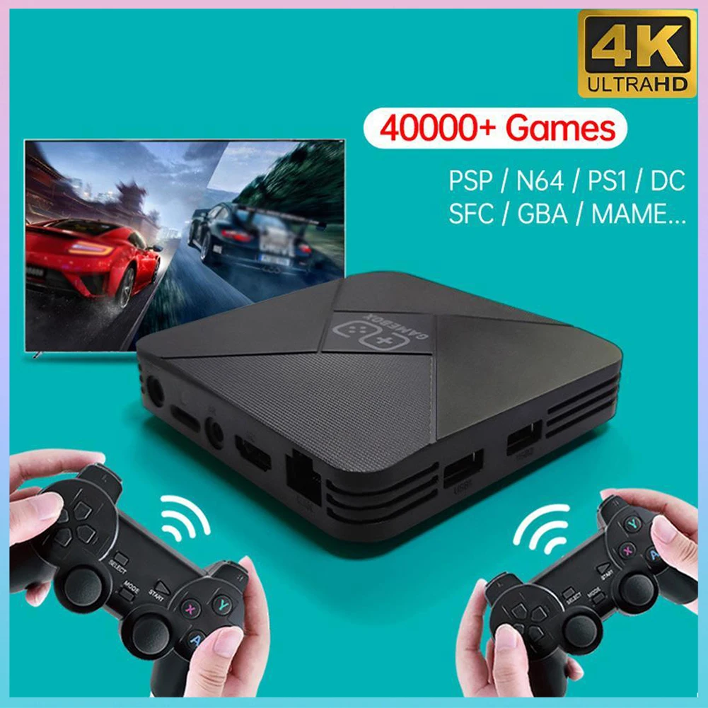 

Powkiddy B-01 Game Box Wireless Handheld TV Simulator Game Console GAMEBOX Classic Game For CPS\ FC\ GB\MD\ PS1\ATARI