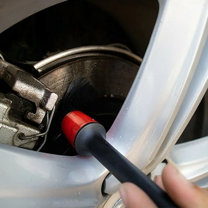 

2Set Car Detail Brush Wash Auto Detailing Cleaning Kit Engine Wheel Brushes Tool Auto Car Detailing Brush Set 5Pcs / Set