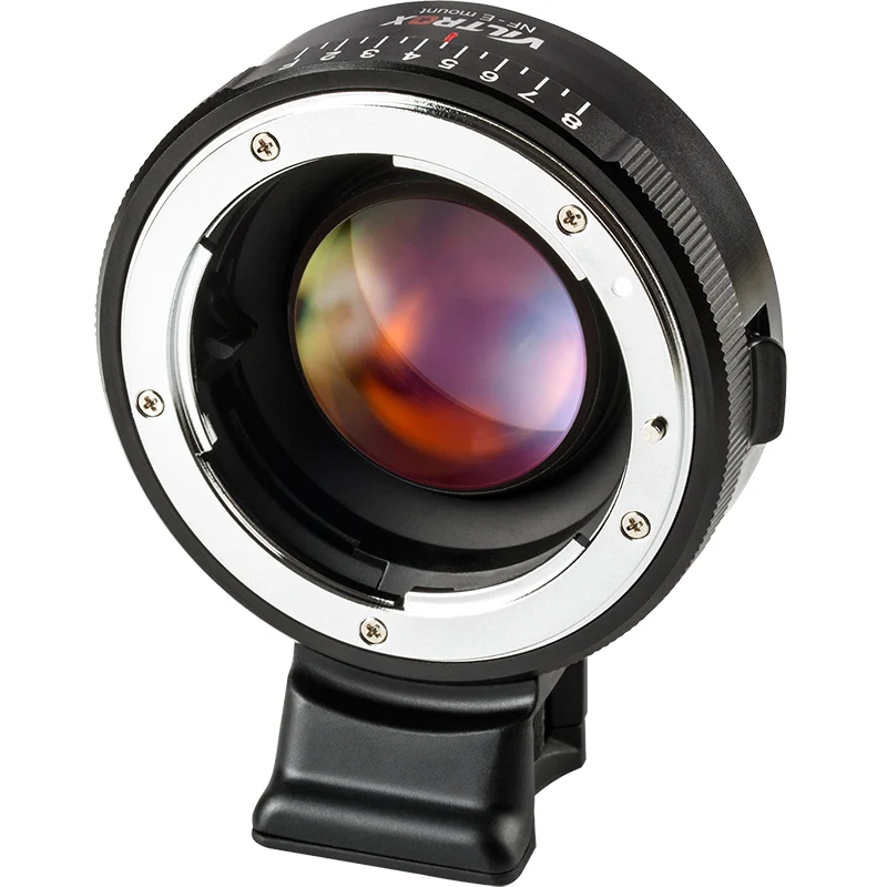 Переходник для объектива Viltrox NF-E фокусный редуктор усилитель скорости 0 71x Nikon F на