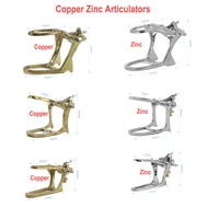 1pc dental lab articulator pure copper zinc alloy metal articulators large medium small on plaster model work
