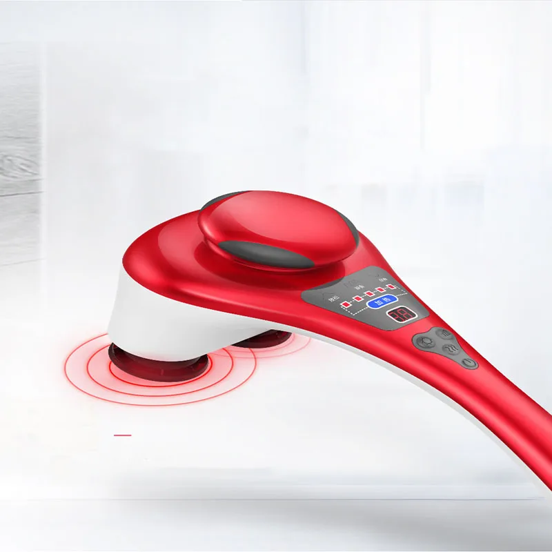 Массажная палка с дельфином двойная головка молоток для спины