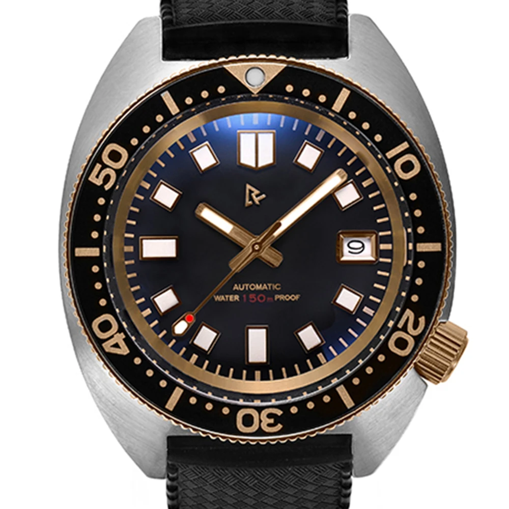 

Мужские автоматические часы 150 м Diver NH35 механические наручные часы спортивные 41 мм нержавеющая сталь сапфировый кристалл светящиеся часы ...