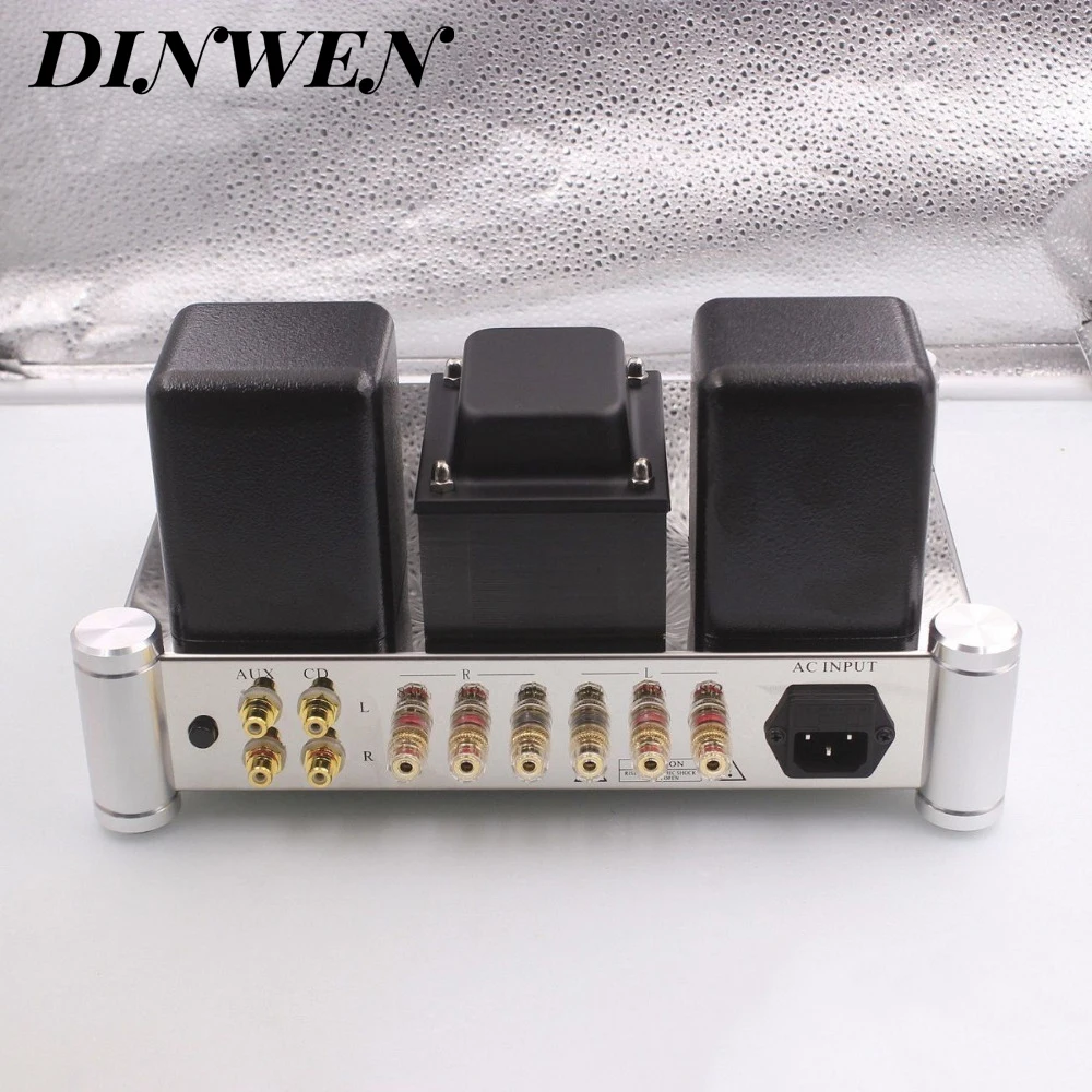 Одноканальный усилитель на вакуумных лампах EL34 HiFi Audio Stereo Vintage Integrated Power AMP Hand Chassis Mount 12W PSVANE EL34B 6N2 5Z4.