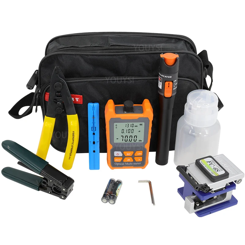 YOUYSI 8 шт./компл. FTTH Набор инструментов для оптического волокна