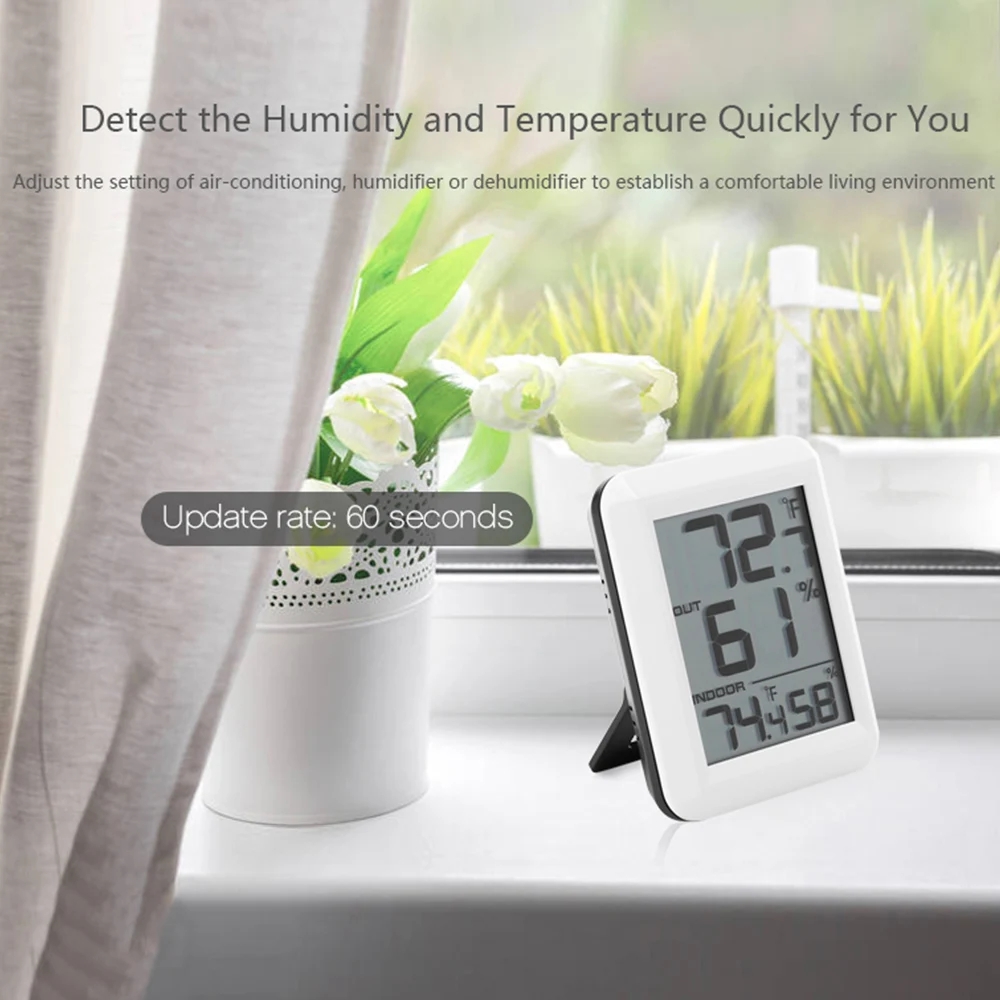 TS FT0423 точный беспроводной наружный Цифровой термометр гигрометр Измеритель