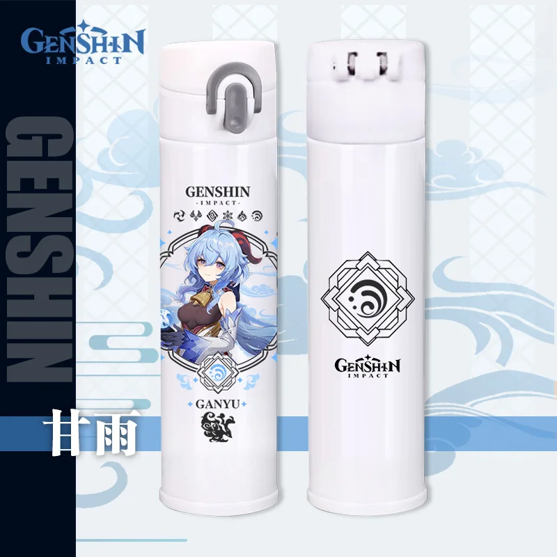 

Game Genshin Impact Venti Paimon Klee Diluc Qiqi Keqing Stainless Steel Vacuum Cup Thermos Cup Water Bottle Christmas present