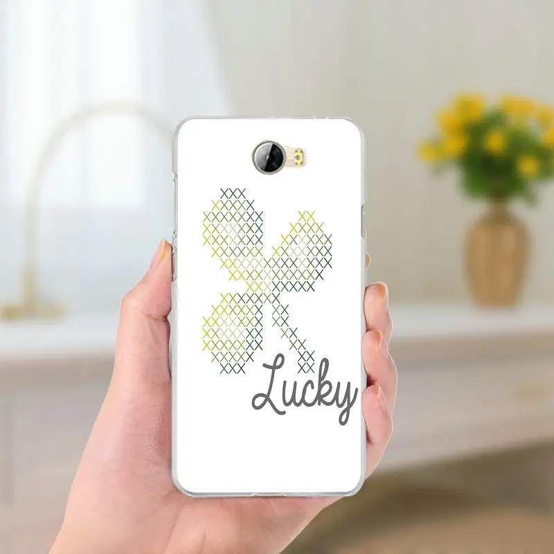 Мягкие чехлы для телефонов из ТПУ Huawei P8 P9 P10 P20 Lite Mate 10 Pro Y5 Y6 Y3 II Y7 Honor 6X 9 Good Lucky Charm