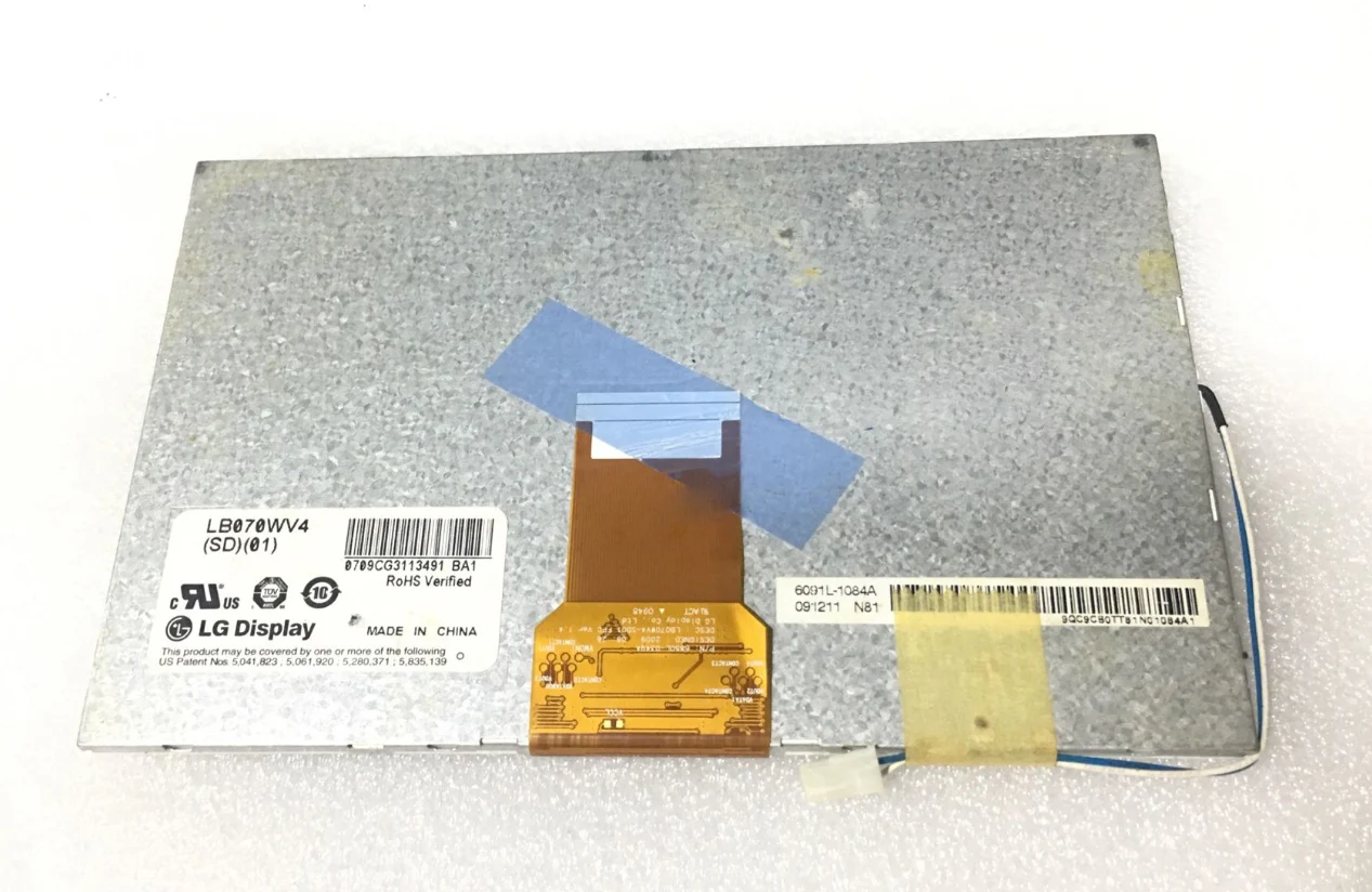 

Оригинал 7 дюймов ЖК-дисплей Экран дисплея Панель LB070WV4-SD01 LB070WV4(SD)(01) 800*480 Бесплатная доставка