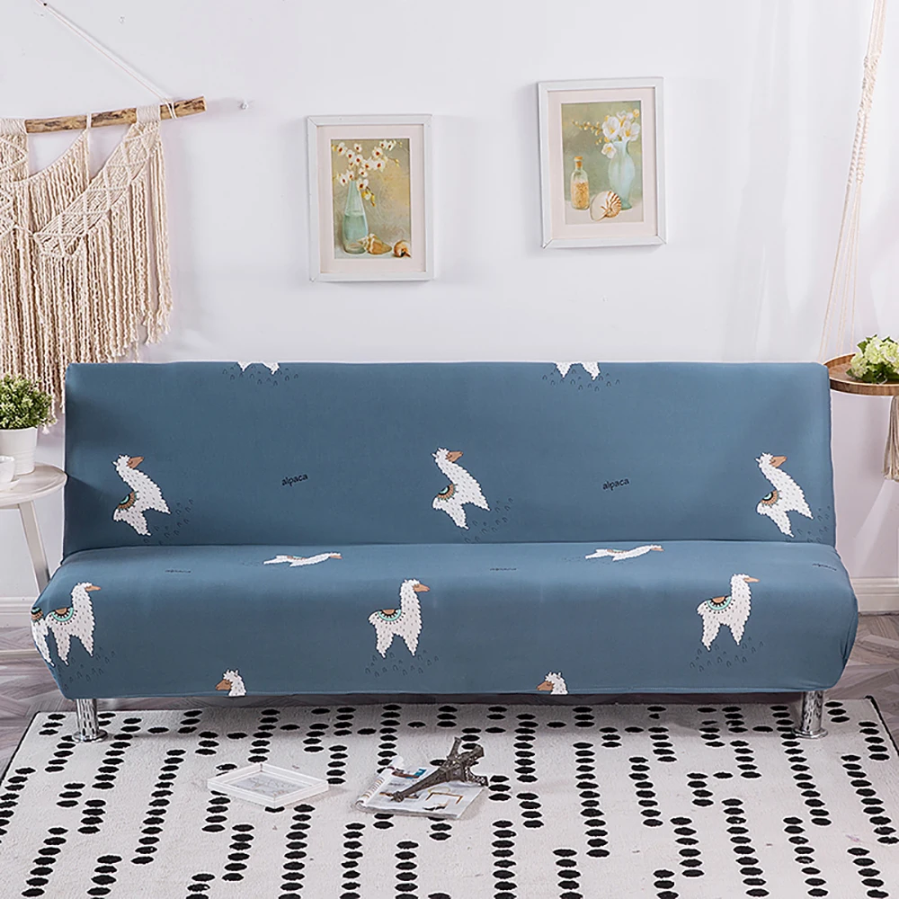 Thumbedding Forest Elk Sofa Bed Cover Runner Pine Artistic Comfortable Durable Stretch Tight Grey Without Armrest | Дом и сад