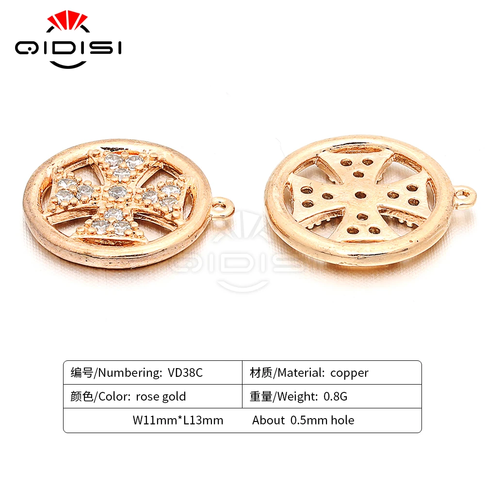 Кулон на ожерелье из фианита аксессуары сделай сам подвески браслет медные