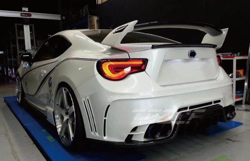 Автомобильный Стайлинг углеродного волокна задний спойлер крыло багажника