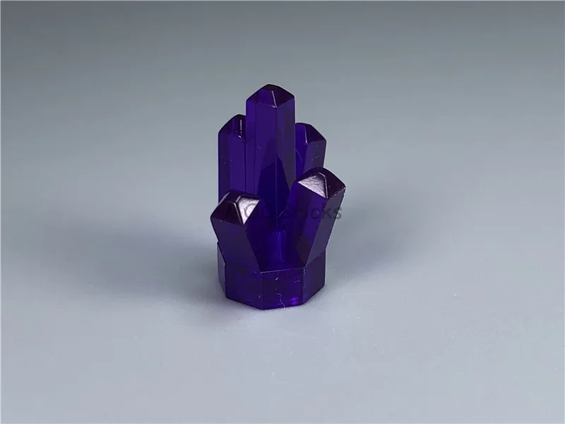 10 шт./партия кубики MOC Clorful Rock 1x1 кристалл 5 деталей подходит для 52 образовательных