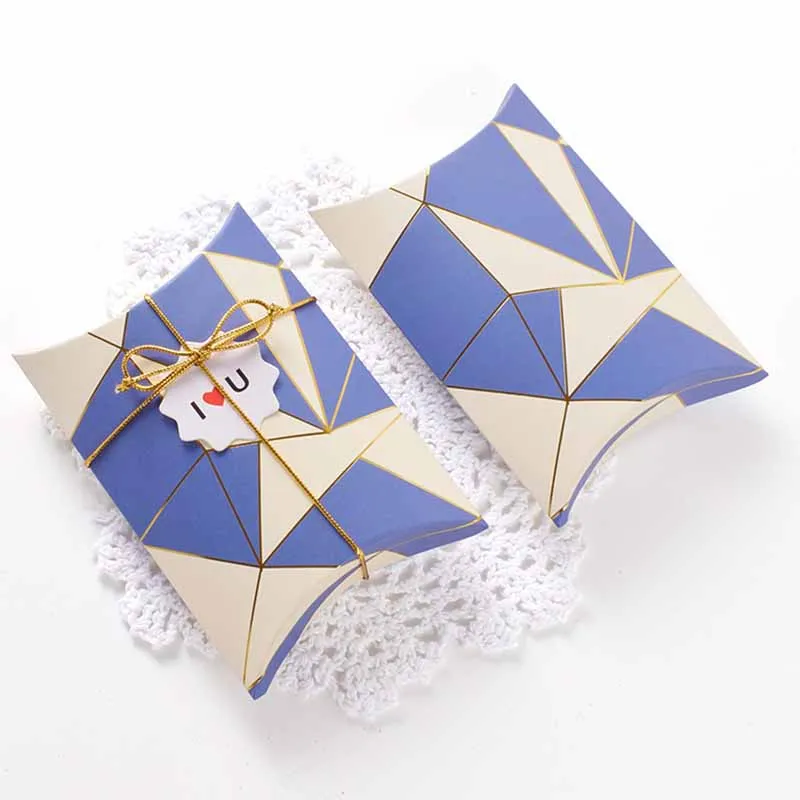 50 шт. бумажные подарочные коробки для конфет в форме подушки | Дом и сад