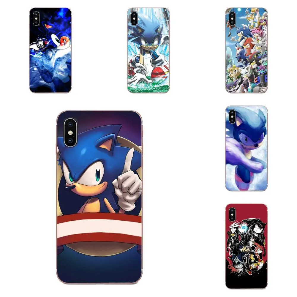Мягкий дизайн из ТПУ Sonic The Hedgehog для Xiao mi 3 4 4C 4i 5 5S 5X6 6X8 SE Pro Lite A1 Max x 2 Note