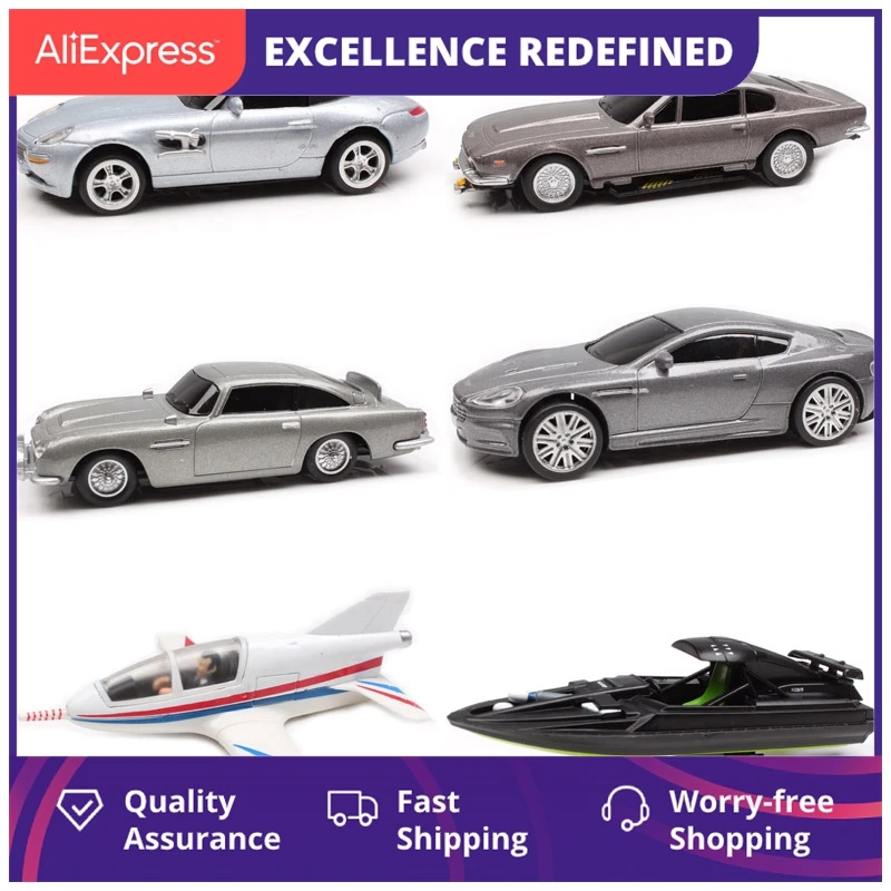 

Коллекционная игрушечная мини-модель автомобиля 50th Джеймс Бонд 007 Aston утром DB5 DBS V8 Vantage Z4