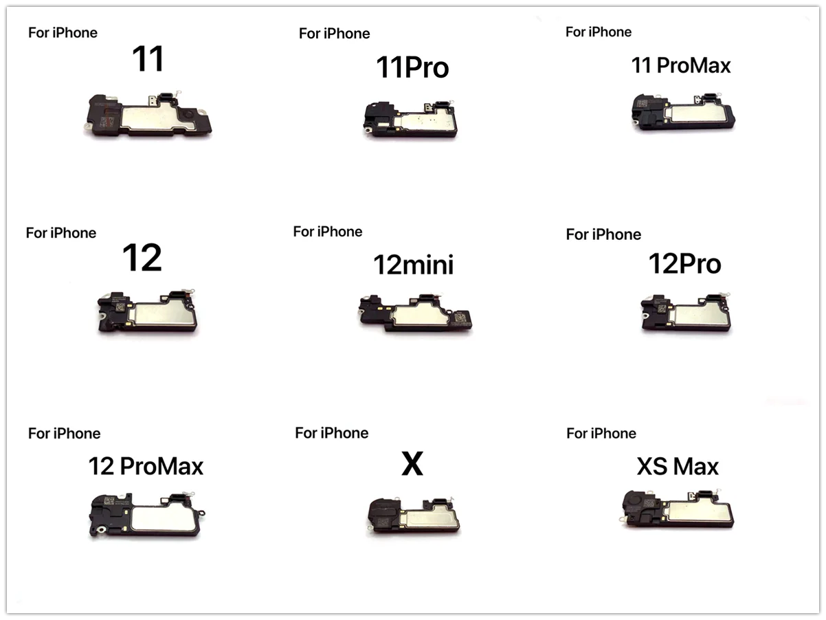 

Earpiece Receiver Front Top Ear Speaker Repair Parts For iPhone X XS Max 11 11Pro 11promax 12 12mini 12pro 12promax