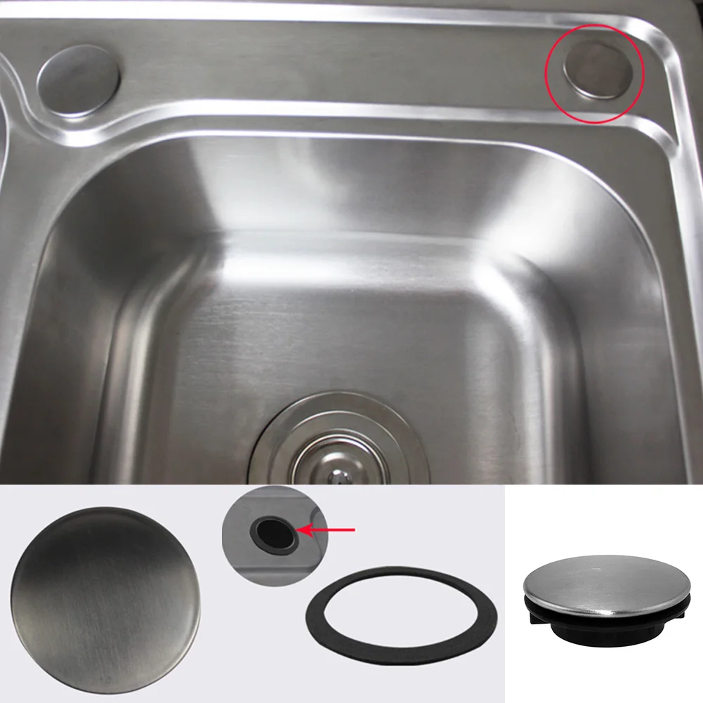 

Laundry Kitchen Bathtub Seal Drainage Water Stopper Accessories Practical Sink Plug Anti-leakage Easy Use Faucet Hole Cover