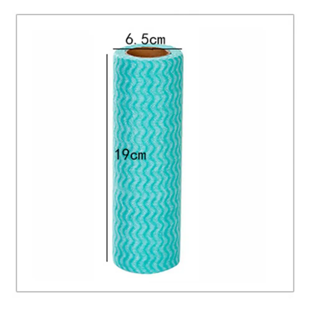 25 листов/рулон одноразовая чистящая ткань для кухни нетканое полотенце посуды |