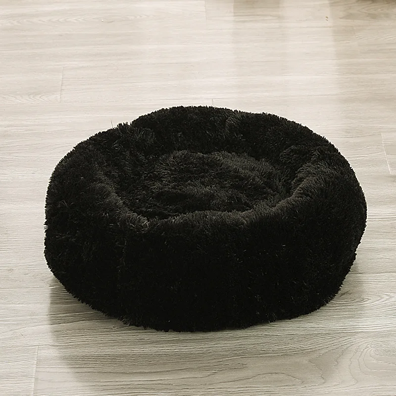 Длинный плюшевый домик для кошек и собак мягкое одеяло сна коврик кошки кровати