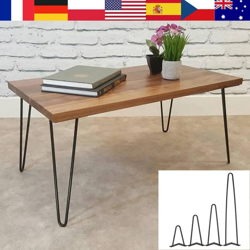 4 шт. железный металлический стол ног аксессуары для дома Для рукоделие мебель