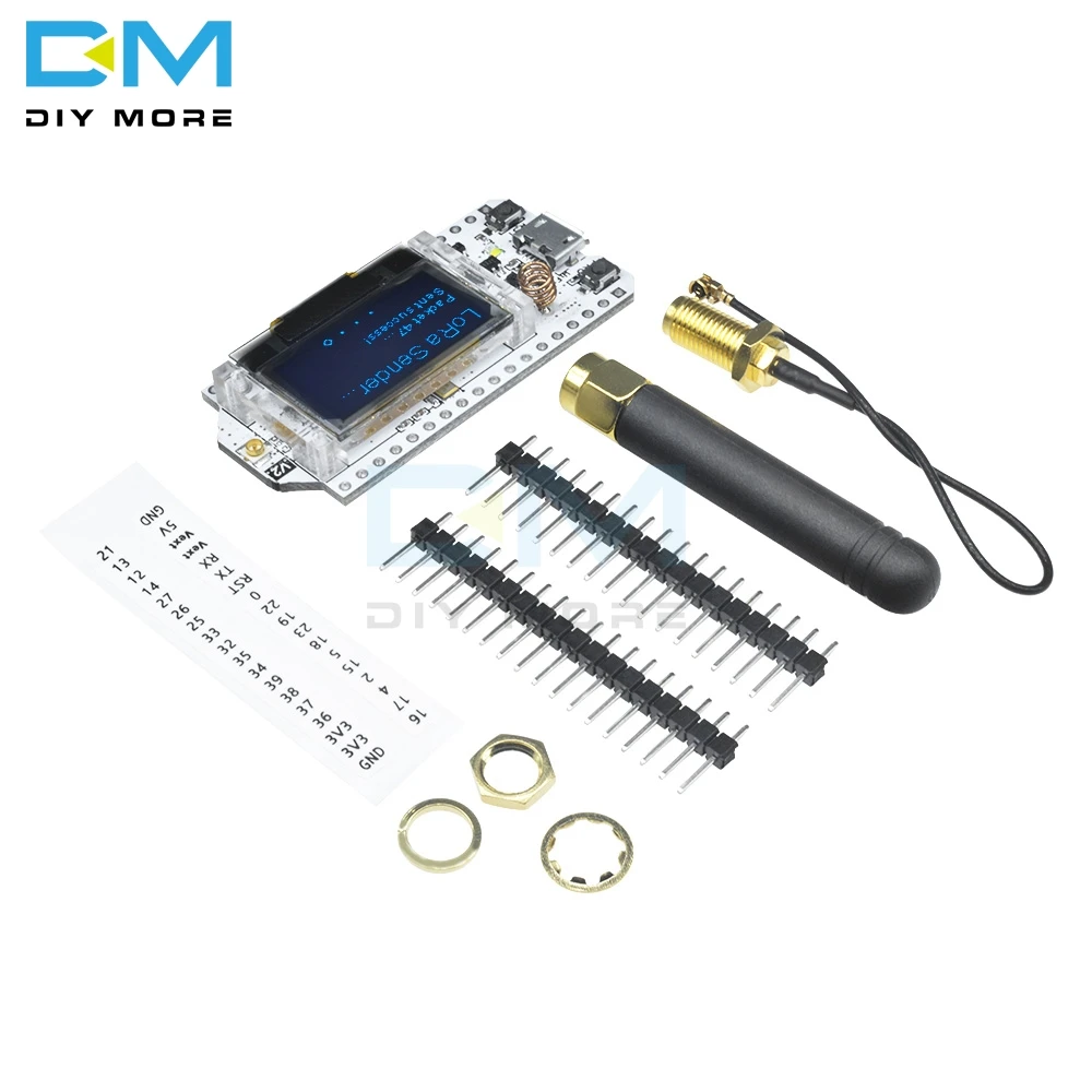 SX1276 ESP32 LoRa 0,96 дюймовый синий светодиодный цифровой дисплей Bluetooth wi-fi-комплект модуль IOT макетная плата для Arduino 868 МГц 915 МГц