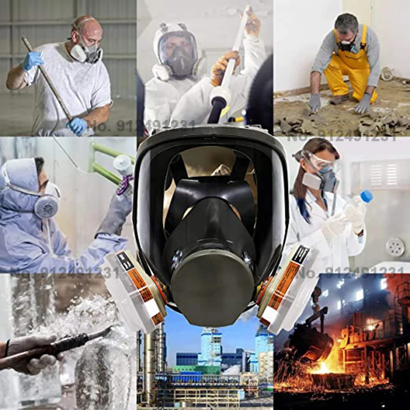 Spraying Painting Dust-Proof 5N11 Cotton Filters 501 For 6001 6002 6004 6200/7502 Cartridge 6800 Chemical Respirator Gas Mask |