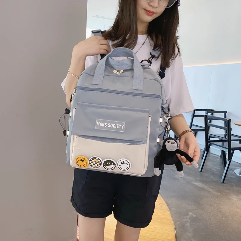 Модный милый маленький рюкзак для девочек Женская милая сумка колледжа дорожный