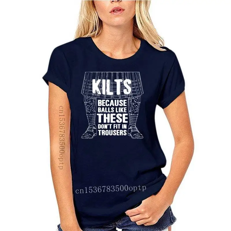 Женская забавная футболка модная с принтом килтов потому что Мячи вроде них не