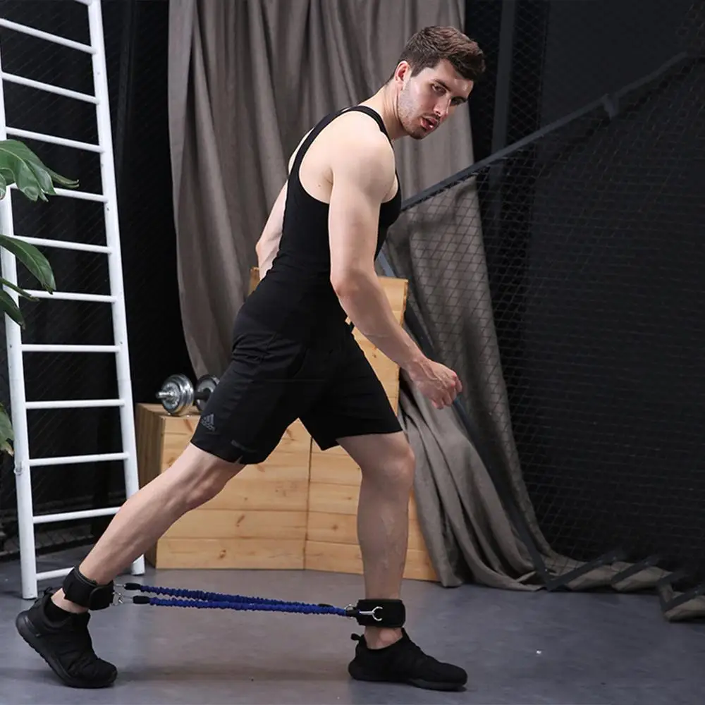 Эспандеры для кроссфита пробирки бега прыжков в ногах тренировки мышц футбола