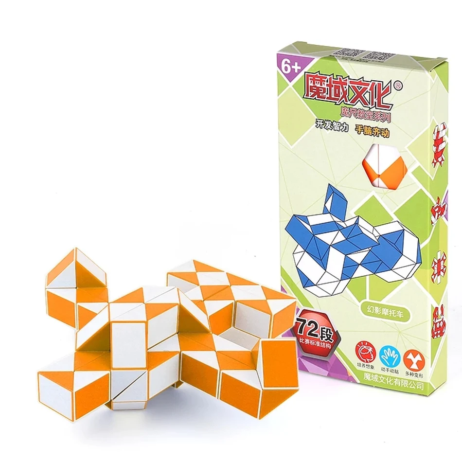 Moyu Cubing классные 72 скоростные кубики змеи твист волшебный пазл игрушки для детей