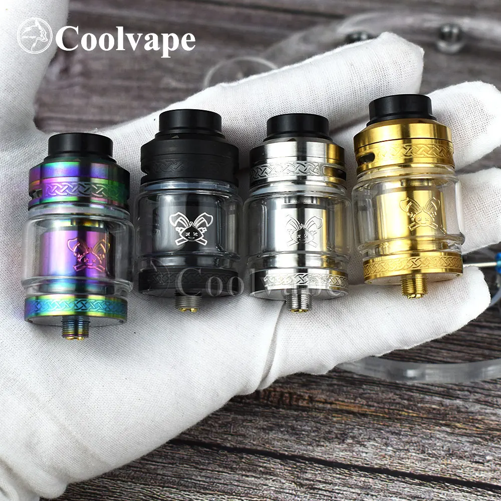 Электронная сигарета Wolf Coolvape Dead Rabbit V2 RTA с баком 2 мл/5 мл атомайзер двойной