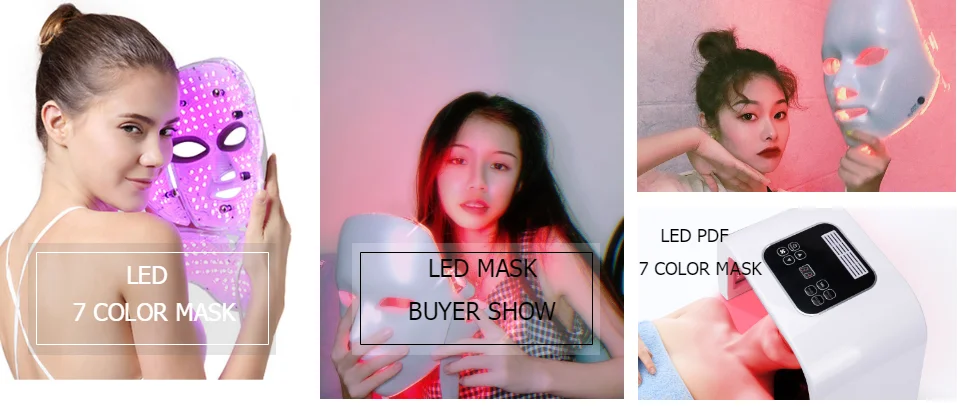 Fototerapia Led фотон омолаживающая маска для кожи тушь для лица акне спектрометр тушь светильник для лица терапия маска