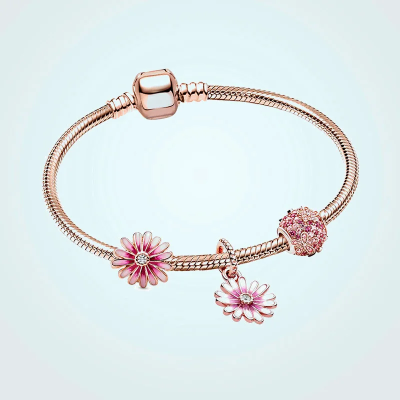 Hermp Новое прибытие Маргаритка Шарм женский браслет оригинальная модная цветок