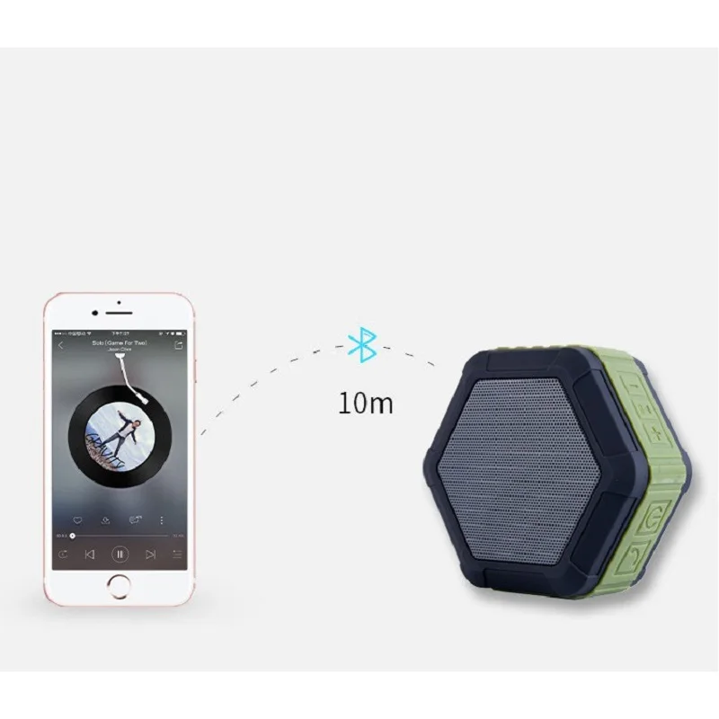 Беспроводная Bluetooth-Колонка MY01 сабвуфер с защитой класса IPX7 для занятий спортом
