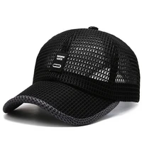 2021 new adjustable running cap men mesh baseball cap snapback hat summer hip hop fitted cap hats for male women