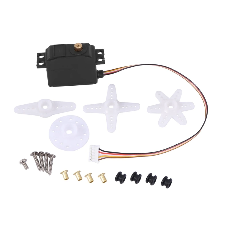 

Five Wire 25G Metal Gear Servo for Wltoys 12428 12423 1/12 RC Car Upgrade Parts Accessories