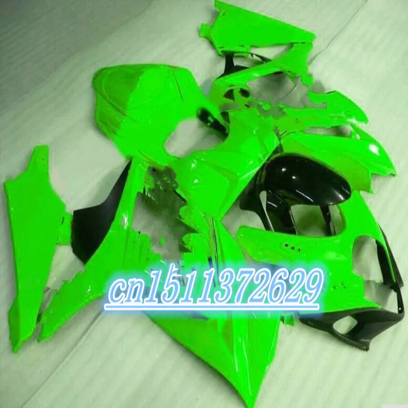 

High quality fairing kit for A GSX-R1000 K7 K8 2007 2008 07 08 GSXR1000 green black motorcycle fairings set for SUZUKI