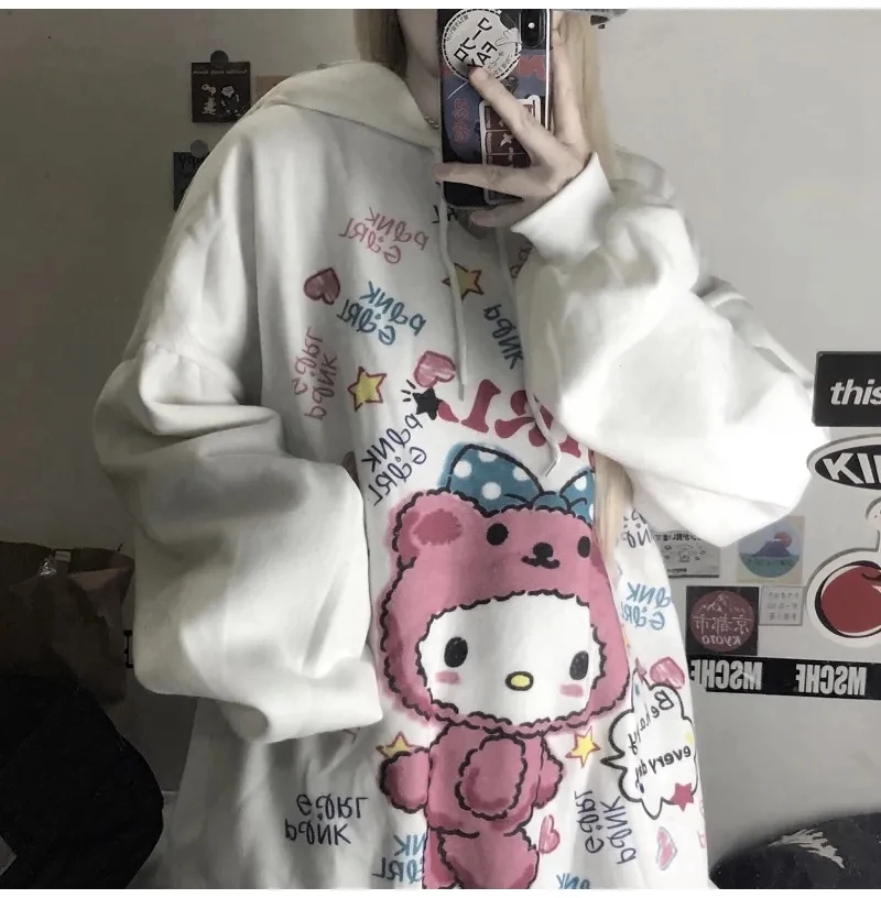 

Sailor moon Anime Winter Women Cute Cartoon Long Sleeve Casual Hoodie Oversized Harajuku Tops Fashion Pullover Hoodie Sweatshirt
