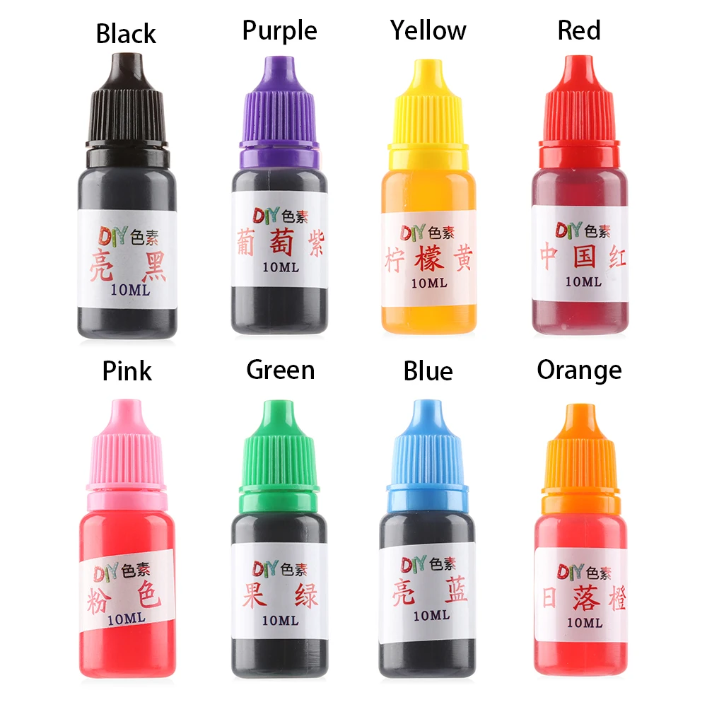 

10ml Resin Liquid Coloring Dye Pigment Resin Epoxy Colorant For DIY Jewelry Making Crafts Tools