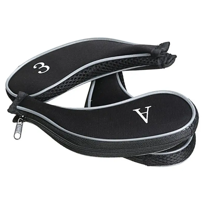 10 шт. Чехлы для клюшек набор из утюга чехлы головы защита на молнии аксессуары