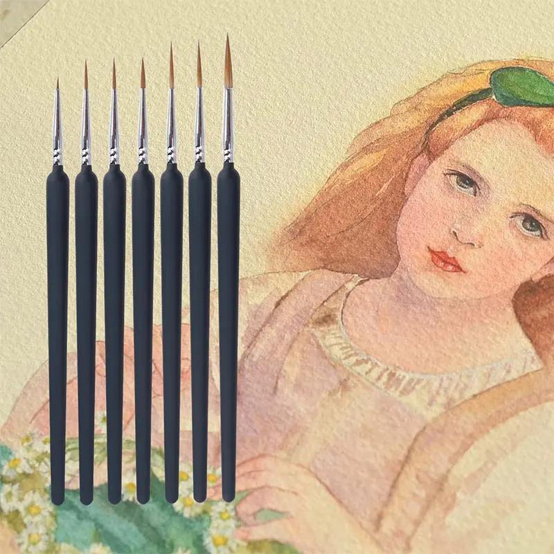 3/7 шт. High end акварельных ручек и компактный мелкозернистые картина маслом