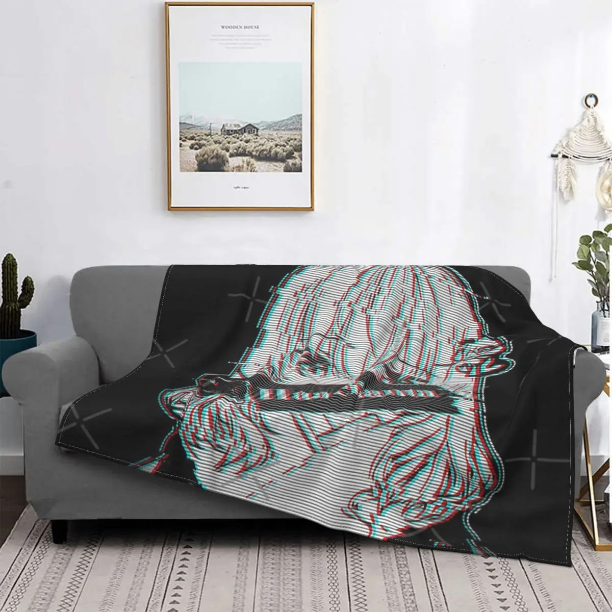 

Manta Haachama Hololive, colcha para cama, alfombra a cuadros, manta con capucha, colcha para cama