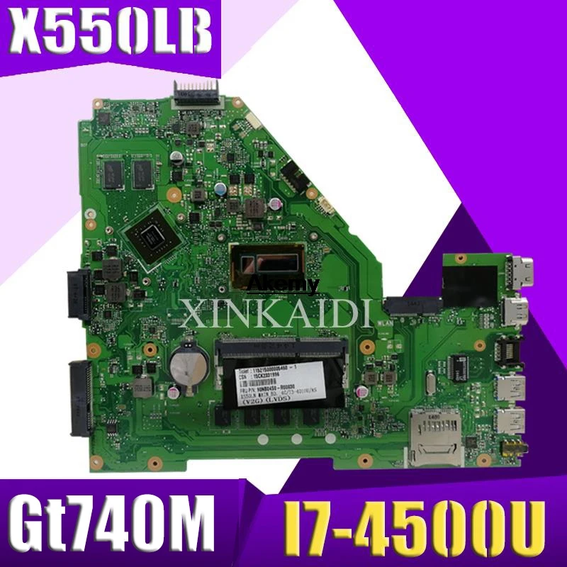 X550LB материнская плата для ноутбука ASUS X550 X550LD X550LB X550LN тестовая оригинальная материнская плата 4G ram Gt740M/I7-4500U
