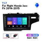 Автомагнитола 2 din, мультимедийный видеоплеер, навигация, DVD, Android, IPS, Wi-Fi, BT, GPS для Honda Fit Jazz 2014, 2015