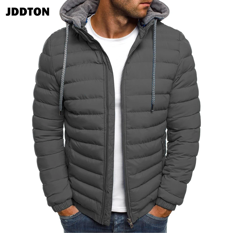 JDDTON мужская хлопковая одежда с капюшоном толстовки куртка ветрозащитная