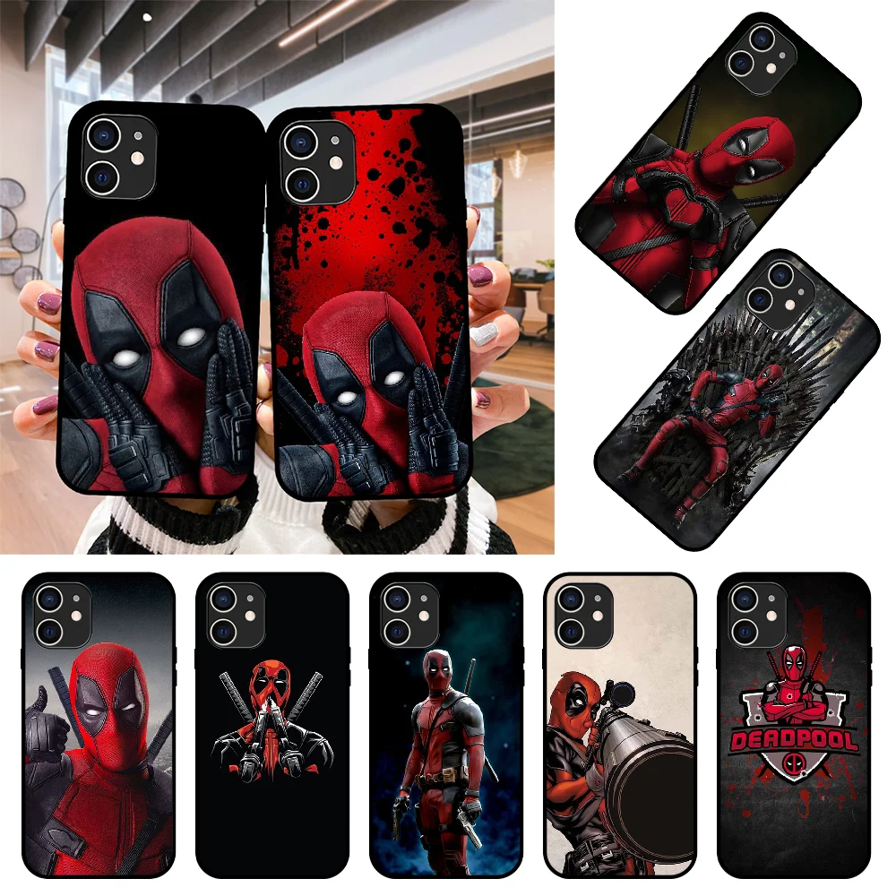 Чехол для телефона Apple IPhone 12 Mini 11 Pro XS MAX XR X 8 7 6S 6 Plus черный Водонепроницаемый мягкий