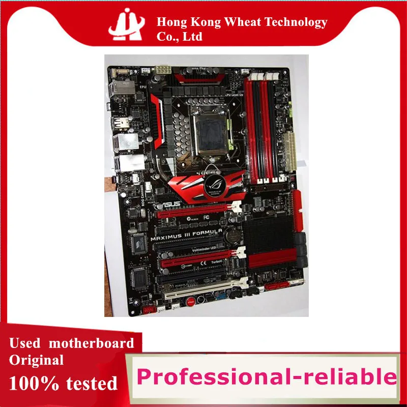 Для ASUS Maximus III Formula Материнская плата Socket LGA 1156 DDR3 P55 оригинальная настольная