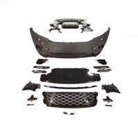 2018 facelift front rear bumper kit for range rover velar body kit black and silver upgrade svautobiography
