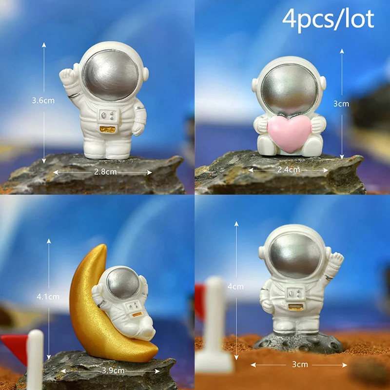 

Resin Space Astronaut Jewelry Home Desktop Decoration Creative Birthday Gift Spaceman Statue Model